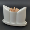 Kit porta condimento de cerâmica (saleiro, pimenteiro e paliteiro) - Image 3